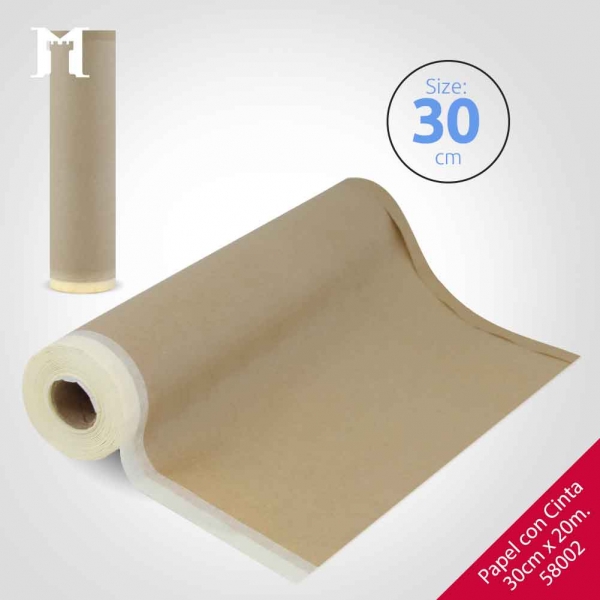 Foto principal ROLLO PAPEL CON CINTA 30 CMS. X 20M