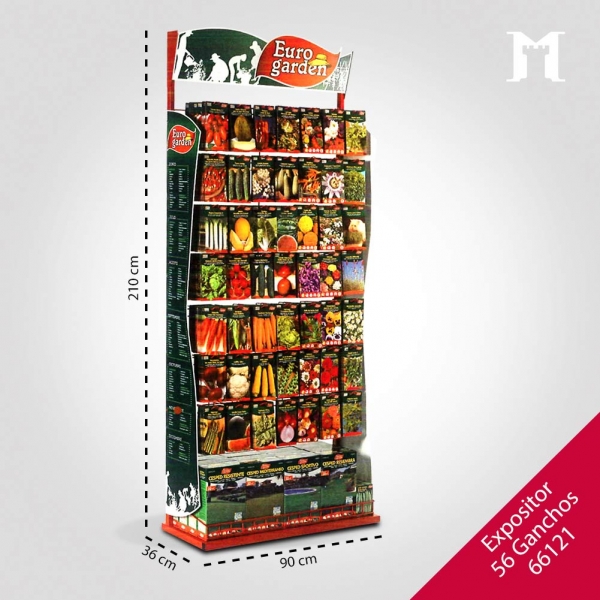 Foto principal EXPOSITOR DE PIE 42GANCHOS EURO GARDEN