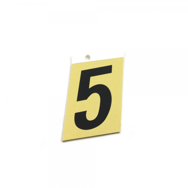 Foto principal NÚMERO 5 ALUMINIO ADHESIVO 5/8’’ (16X10MM) SABAT