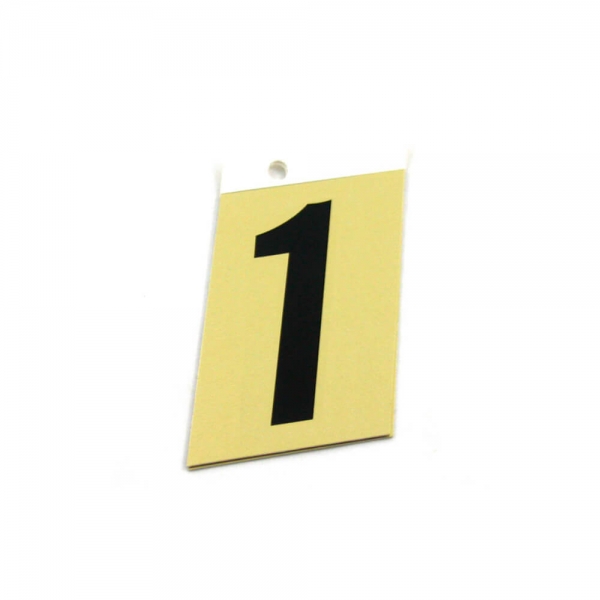 Foto principal NÚMERO 1 ALUMINIO ADHESIVO 1’’ (25X16MM) SABAT