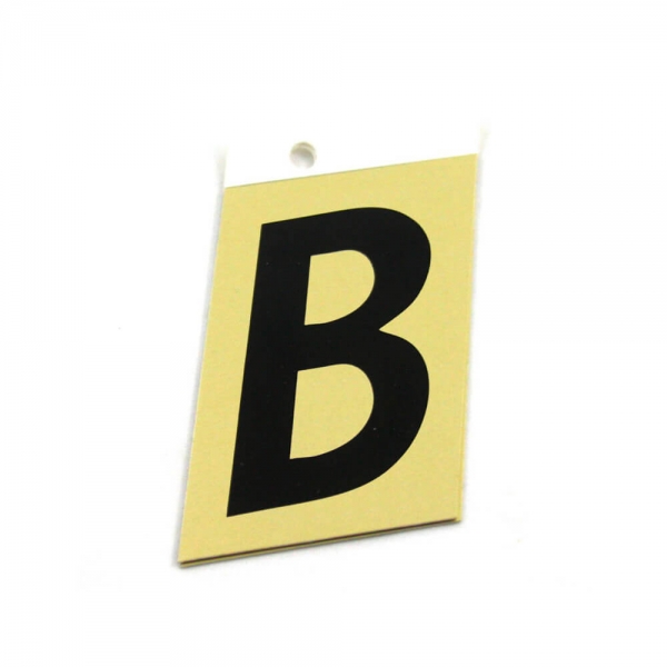 Foto principal LETRA B ALUMINIO ADHESIVA 2’’ (61X38MM) SABAT