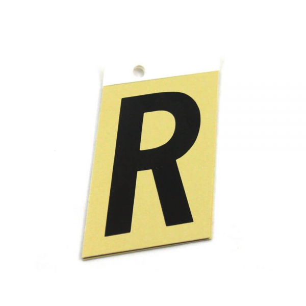 Foto principal LETRA R ALUMINIO ADHESIVA 2’’ (61X38MM) SABAT