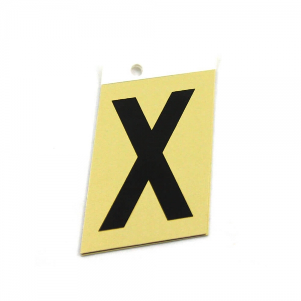 Foto principal LETRA X ALUMINIO ADHESIVA 2’’ (61X38MM) SABAT
