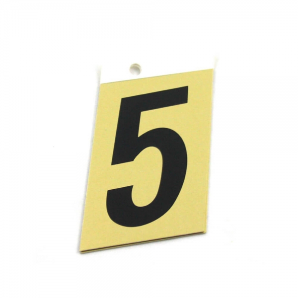 Foto principal NÚMERO 5 ALUMINIO ADHESIVO 2’’ (61X38MM) SABAT