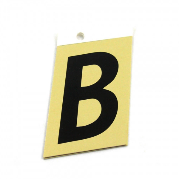Foto principal LETRA B ALUMINIO ADHESIVA 3’’ (89X57MM) SABAT