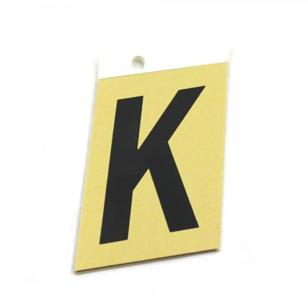 Foto principal LETRA K ALUMINIO ADHESIVA 3’’ (89X57MM) SABAT