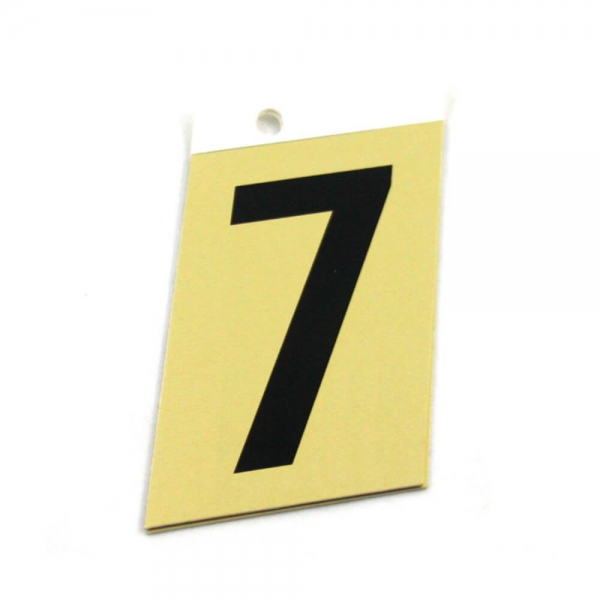 Foto principal NÚMERO 7 ALUMINIO ADHESIVO 3’’ (89X57MM) SABAT