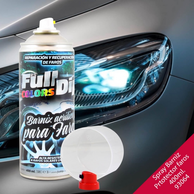 Barniz Para Faros de Coche en Spray 400ml. : : Coche y moto