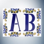 Letras Azulejos